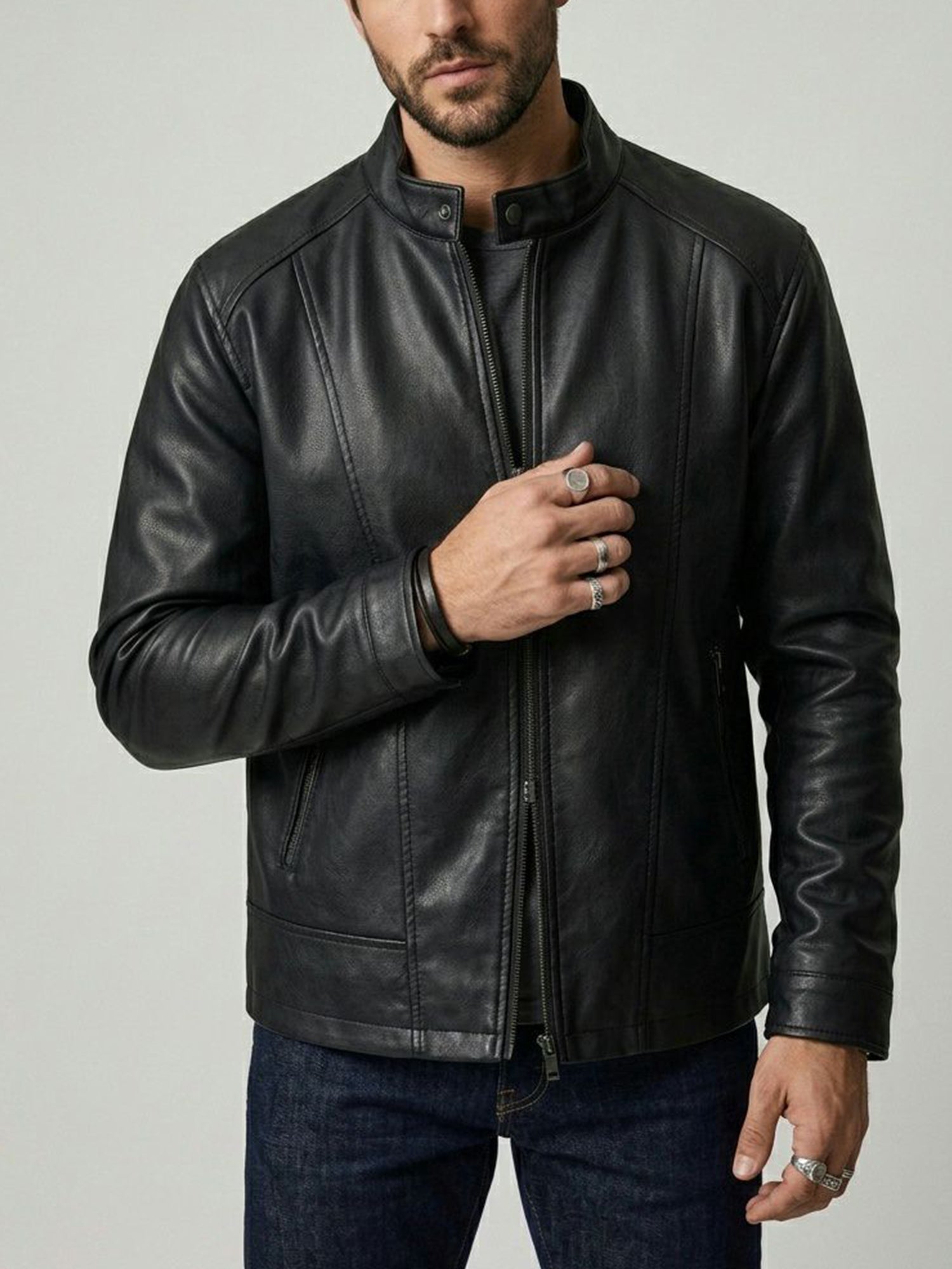 Men's Vegan Racer Jacket | Made in Italy | Will's Vegan Shoes