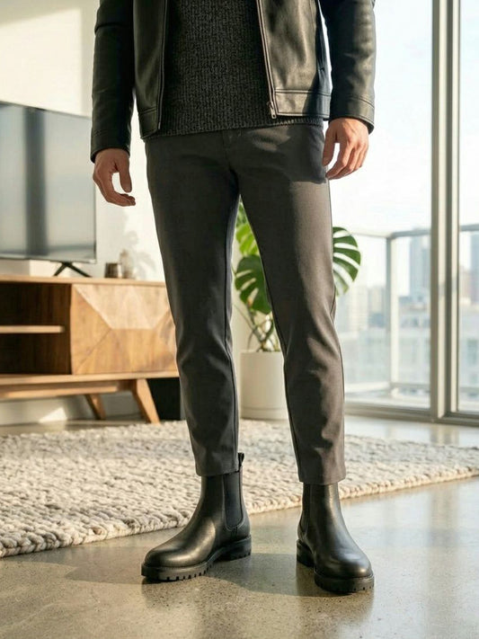 Luxe Deep Tread Chelsea Boots