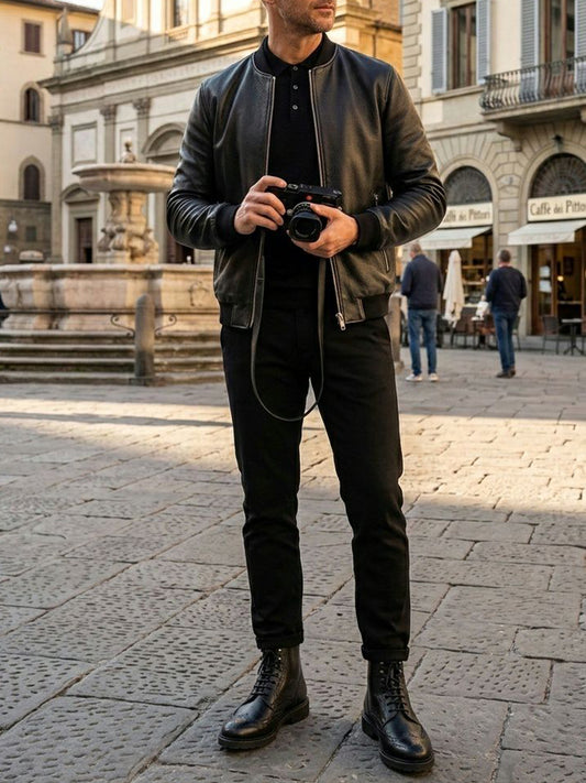 Vegan Men's Goodyear Welt Brogue Boots | Will's Vegan Store