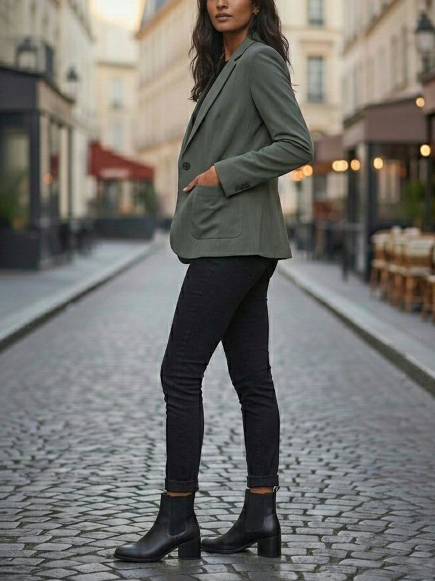 Vegan Wool Blazer