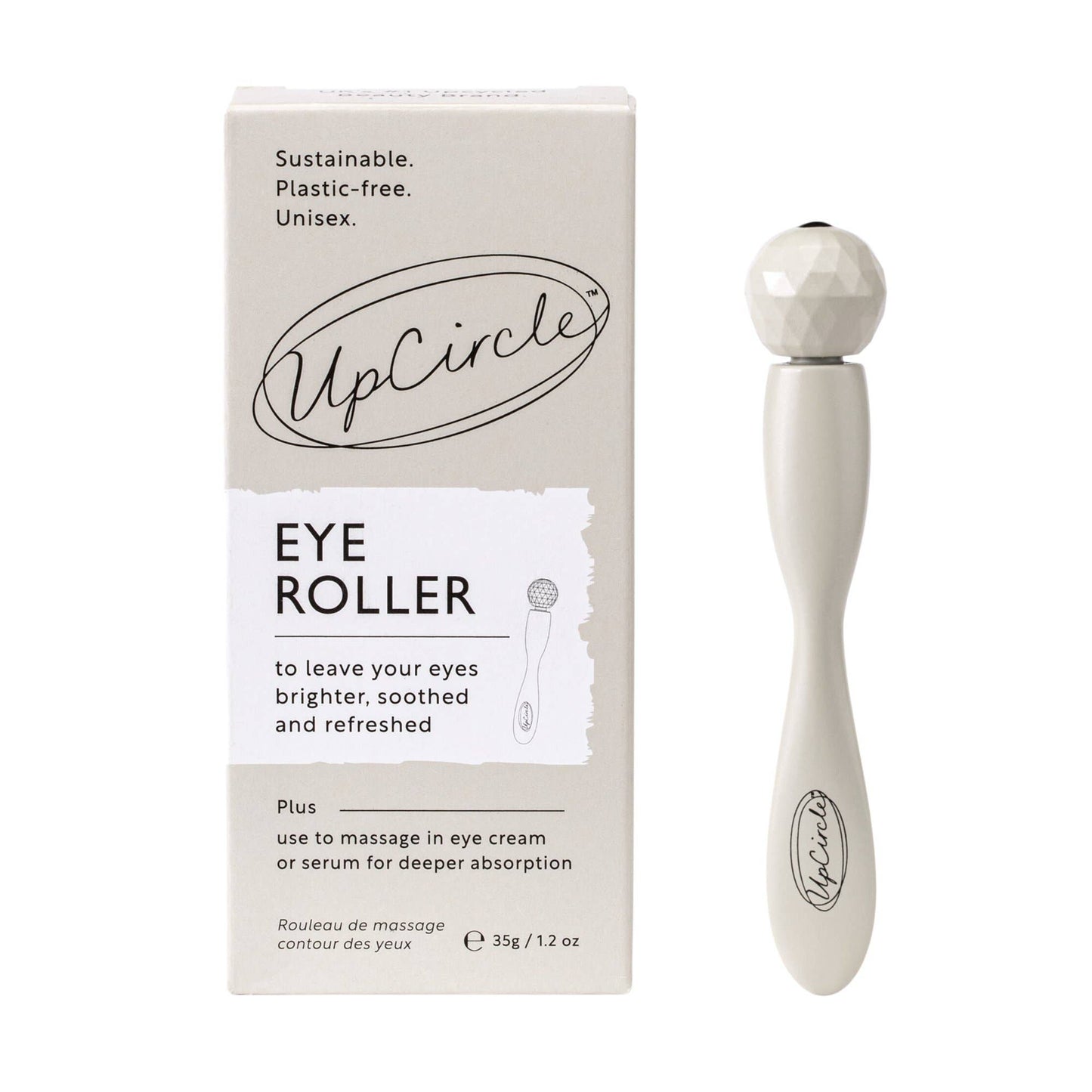 UpCircle Beauty Plastic Free Eco Eye Roller