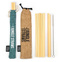 Jungle Culture Bamboo Straws Set | Will's Vegan Store