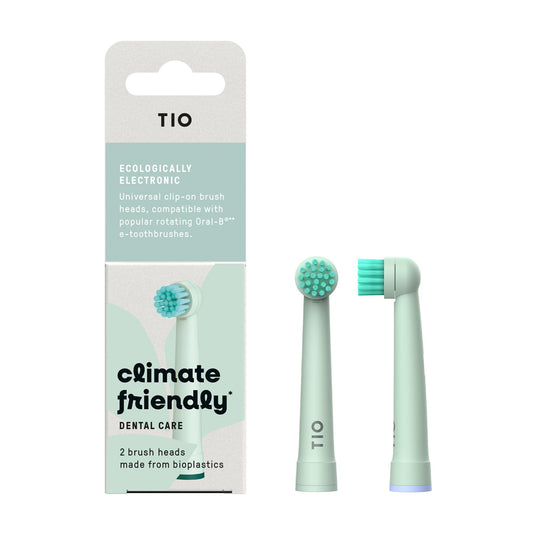 TIOMATIK Electric Replacement Heads for Braun & Oral-B | Sustainable Vegan Dental Care