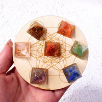Crystolver Pyramid Chakra Crystal Set | Will's Vegan Store
