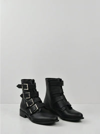 4 Strap Biker Boots