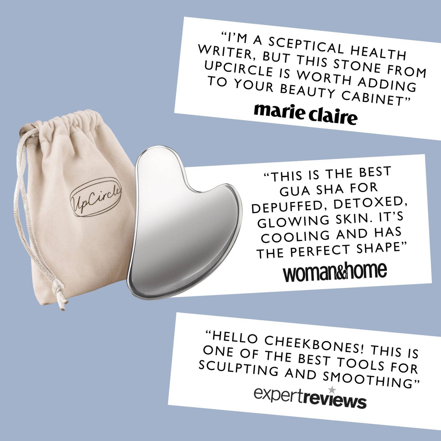 UpCircle Beauty UK Eco-Friendly Gua Sha Facial Massager