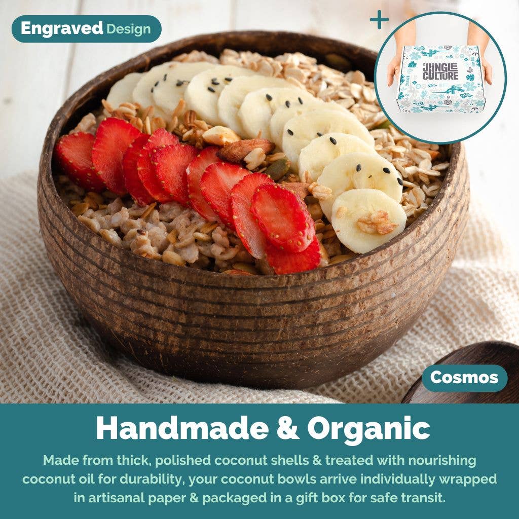 Jungle Culture Coconut Bowl Spoon Cosmos | Will's Vegan Store