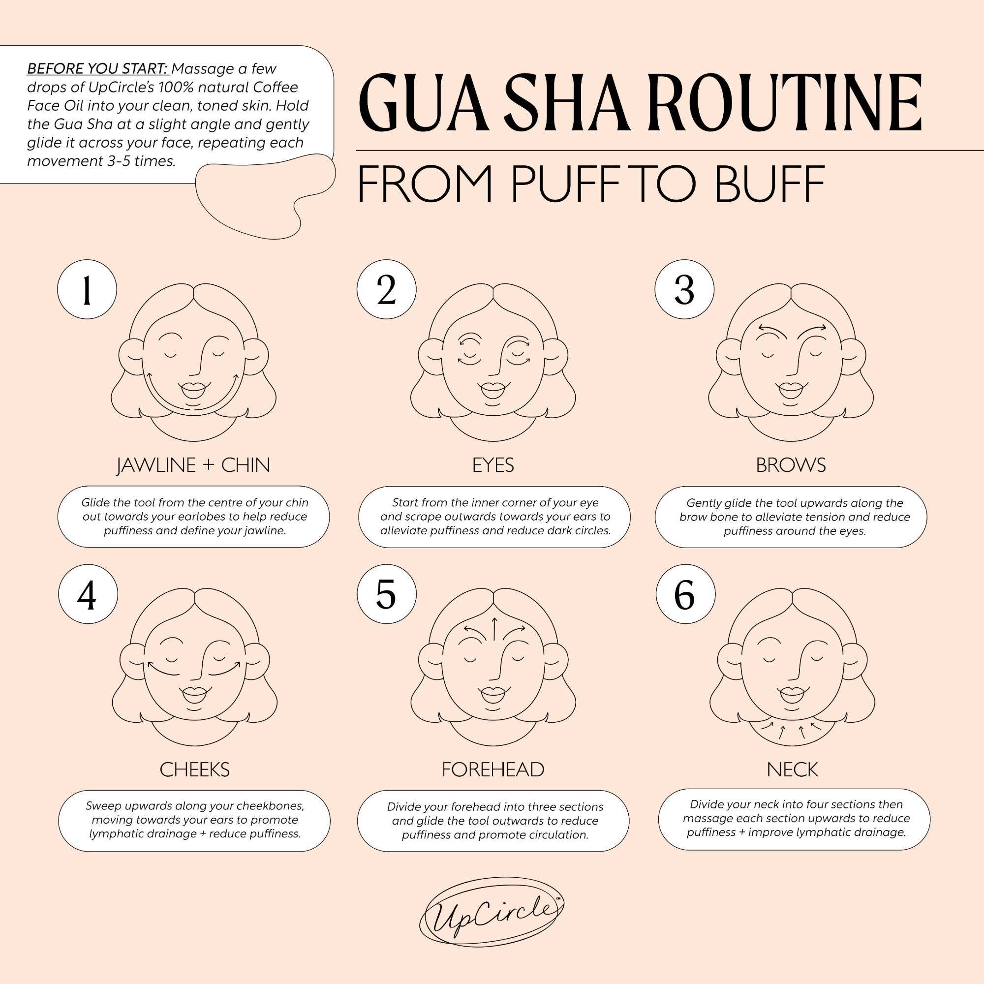 Upcircle Gua Sha Facial Massager | Will's Vegan Store