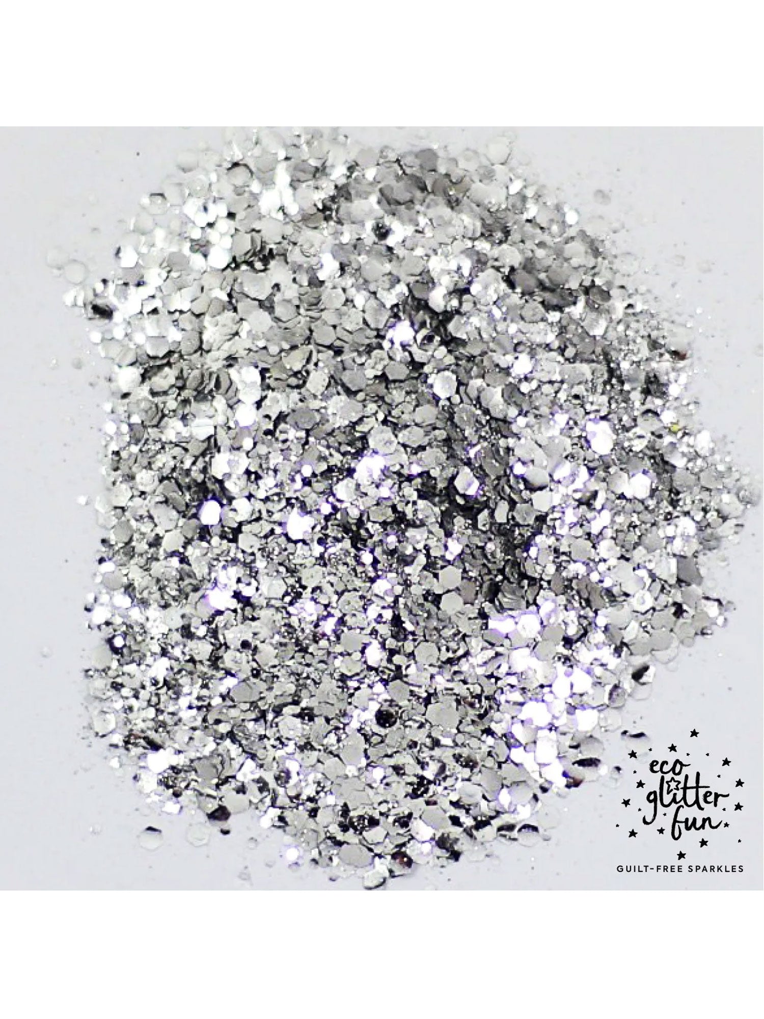 Eco Glitter Fun Argento Uber Disco Ball Milkyway | Will's Vegan Store