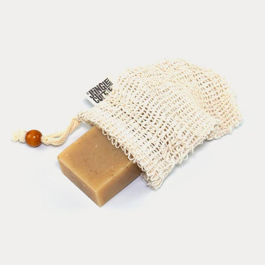 Jungle Culture Soap Bag - Sisal | Natural Fibre Mesh Soap Pouch Sack | 