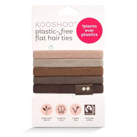 Ecoliving Kooshoo Plastic Free Hair Ties | Will's Vegan Store