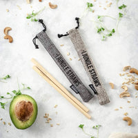 Jungle Culture Bamboo Straws Set | Will's Vegan Store