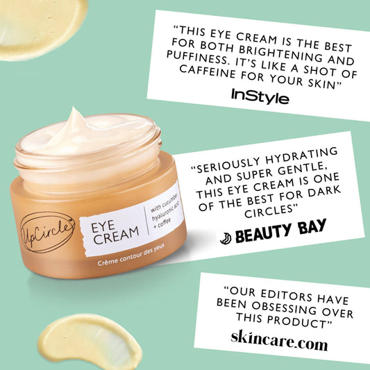 UpCircle Beauty Vegan Hydrating Eye Cream with Hyaluronic Acid + Coffee Oil | 