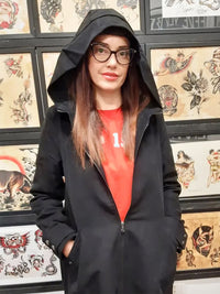 Vegan Women's Vegan Wool Hooded Coat | Will's Vegan Store