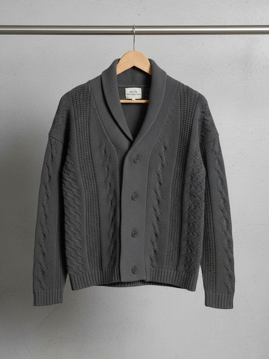 Chunky Button Up Knitted Cardigan