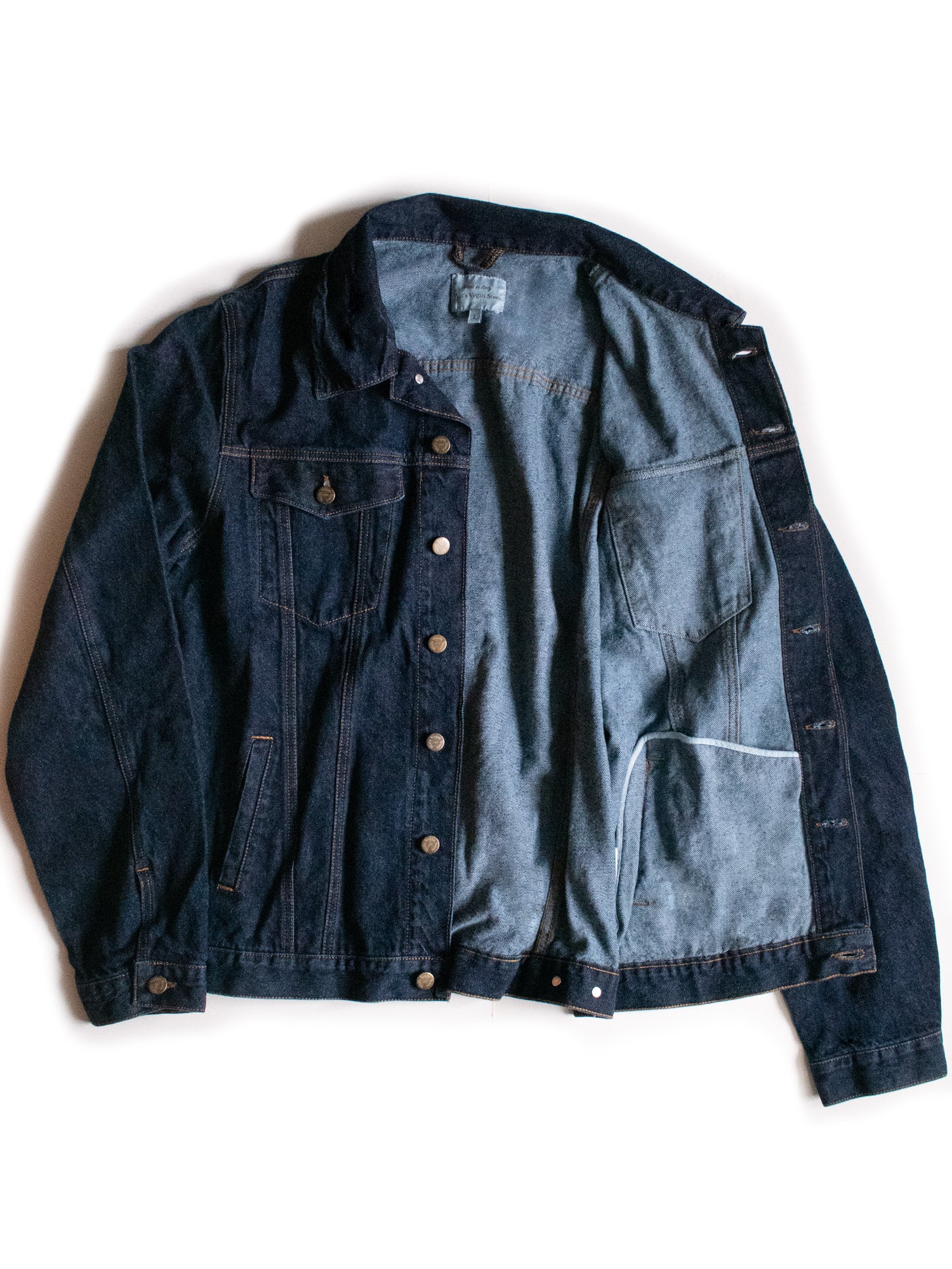 Recycled Denim Jacket | Will's Vegan Store