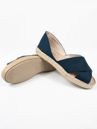 Vegan Women's Recycled Espadrille Cross Over Straps | Will's Vegan Store