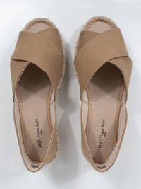Vegan Women's Recycled Espadrille Cross Over Straps | Will's Vegan Store