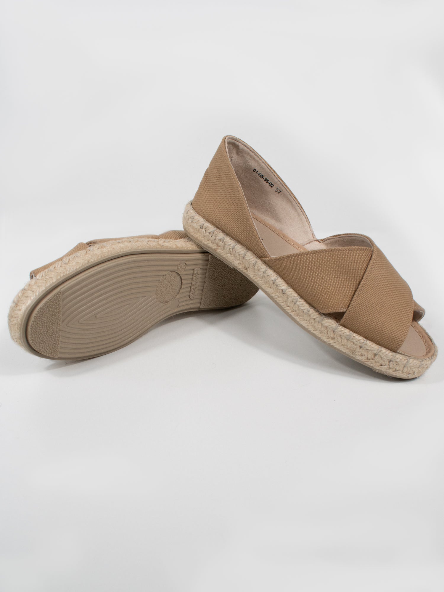 Vegan Women's Recycled Espadrille Cross Over Straps | Will's Vegan Store
