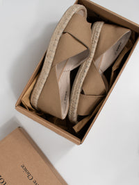 Vegan Women's Recycled Espadrille Cross Over Straps | Will's Vegan Store