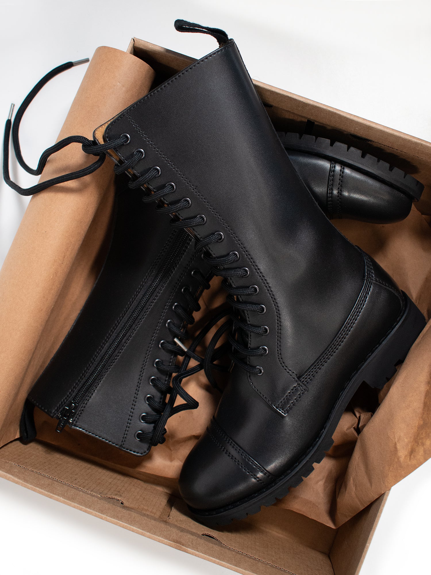 Goodyear Welt 14 Eye Boots | Will's Vegan Store