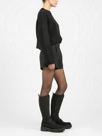 Lace-Up Vegan Suede High Boots | Will's Vegan Store