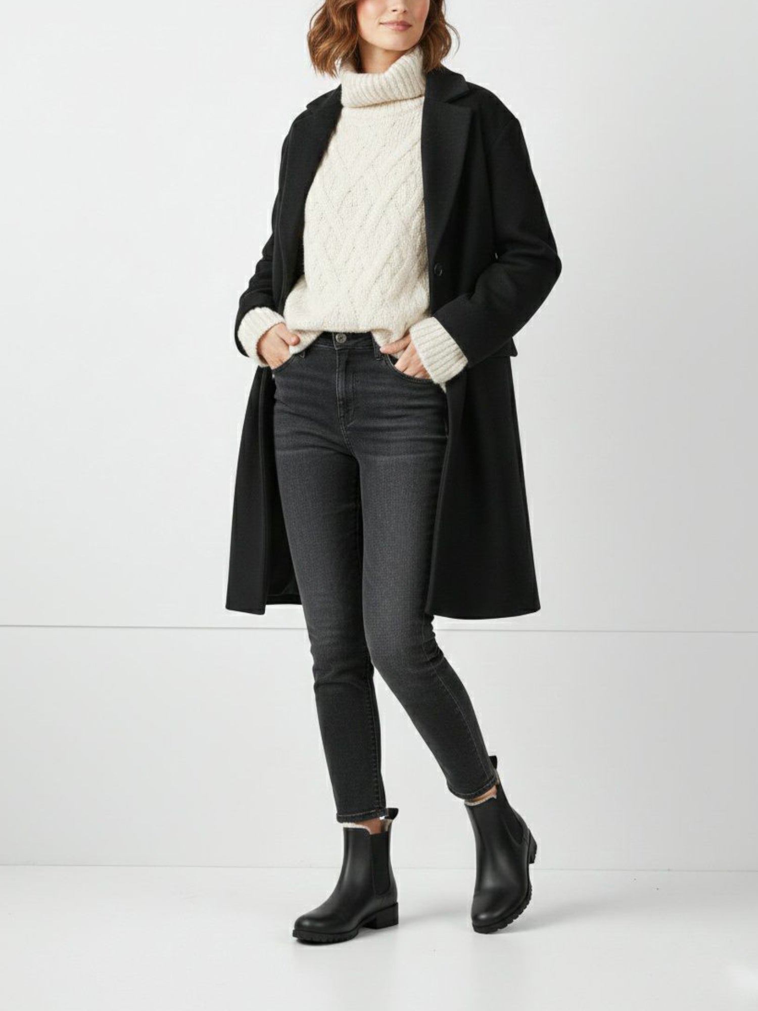 Vegan Women's Luxe Insulated Deep Tread Chelsea Boots | Will's Vegan Store