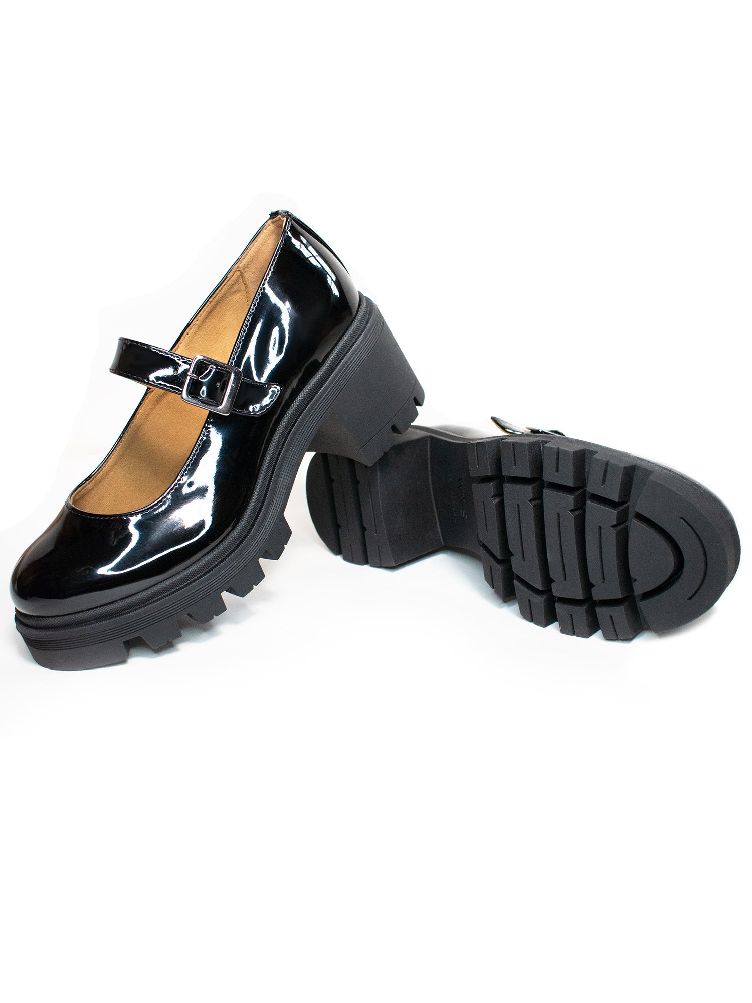 Track Sole Mary Janes | Will's Vegan Store