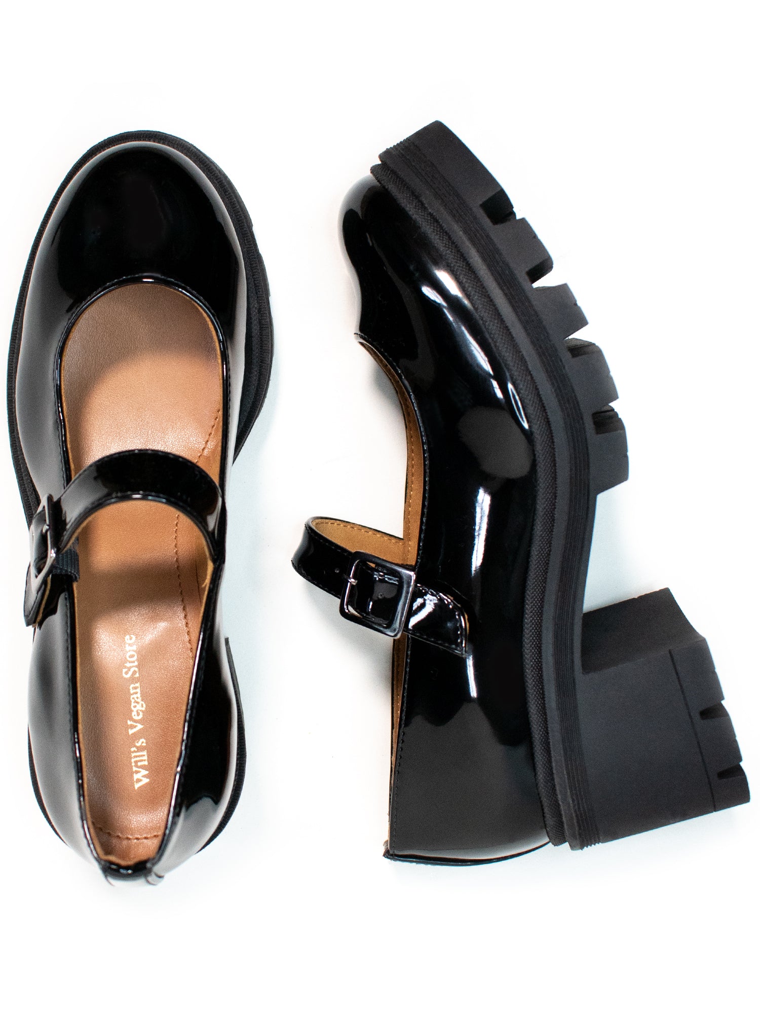 Track Sole Mary Janes | Will's Vegan Store