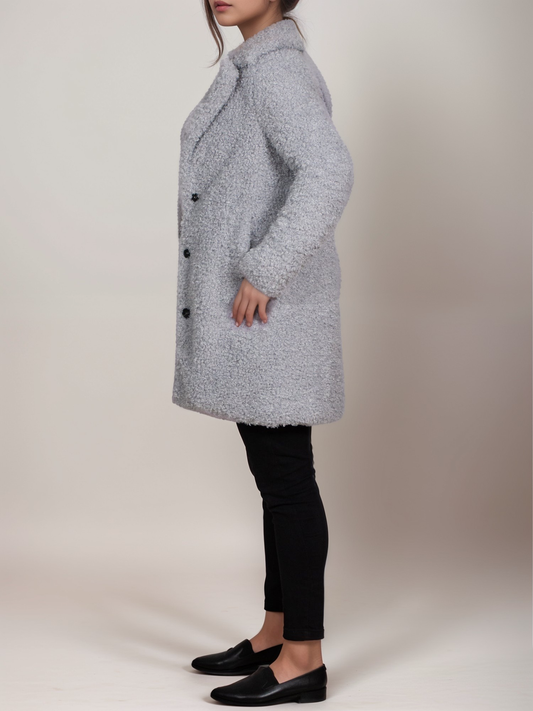 Recycled Boucle Coat | Vegan Women's Coats | Jackets