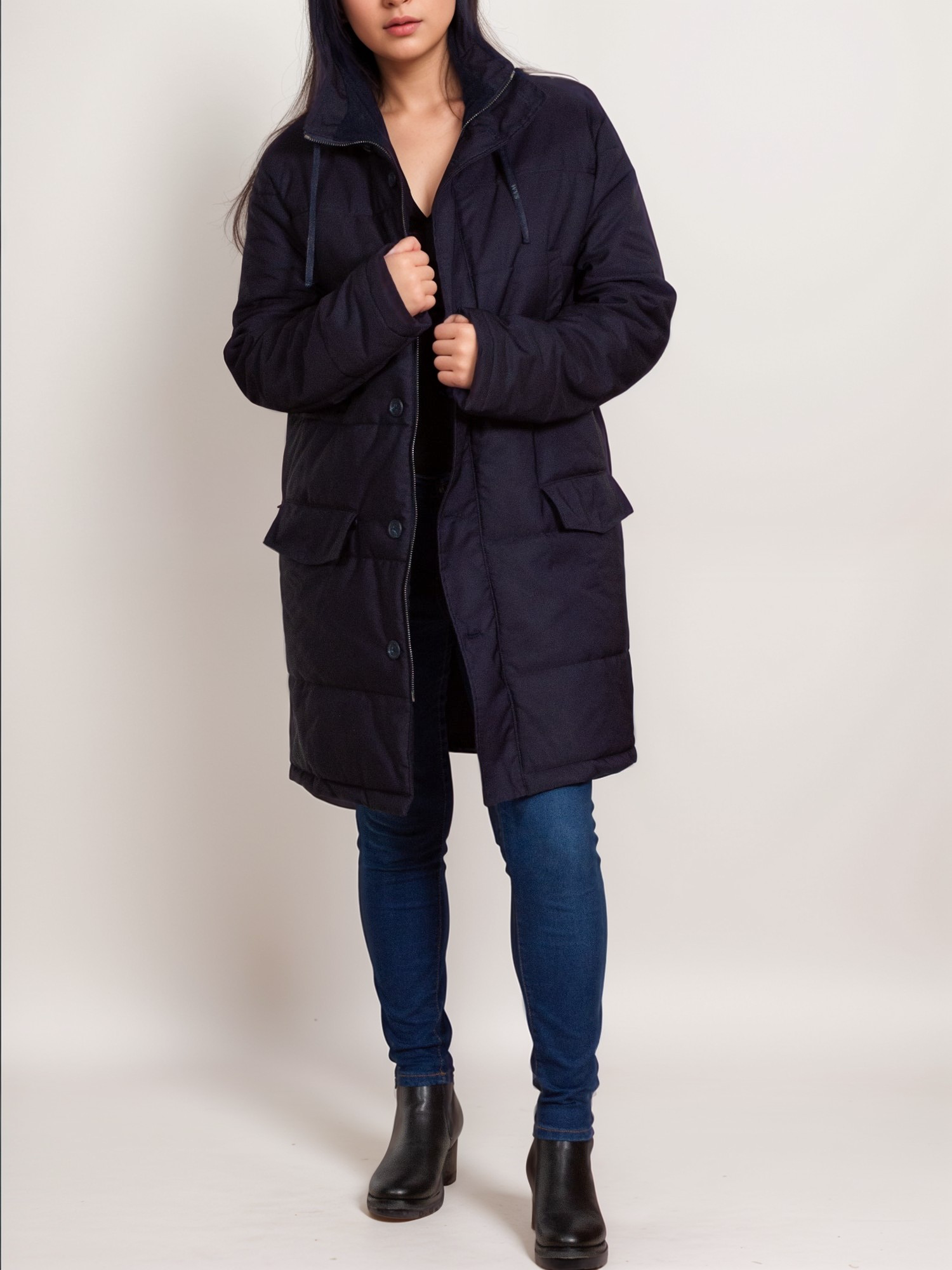 Vegan Women's Recycled Quilted Parka | Will's Vegan Store