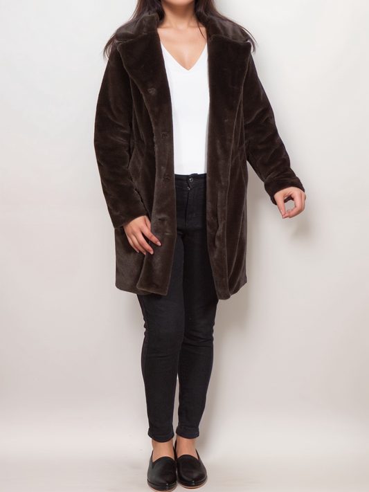 Recycled Vegan Fur Coat | Vegan Women's Coats | Jackets