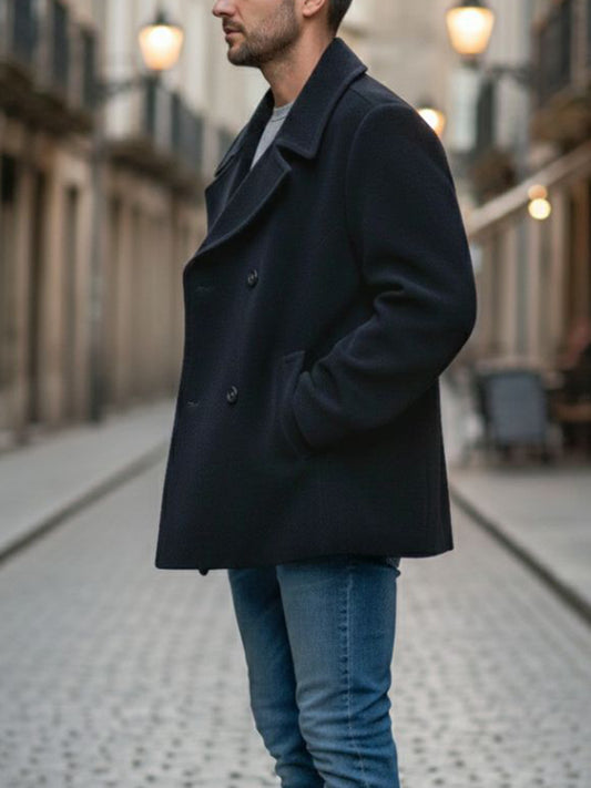 Vegan Men's Pea Coat | Will's Vegan Store