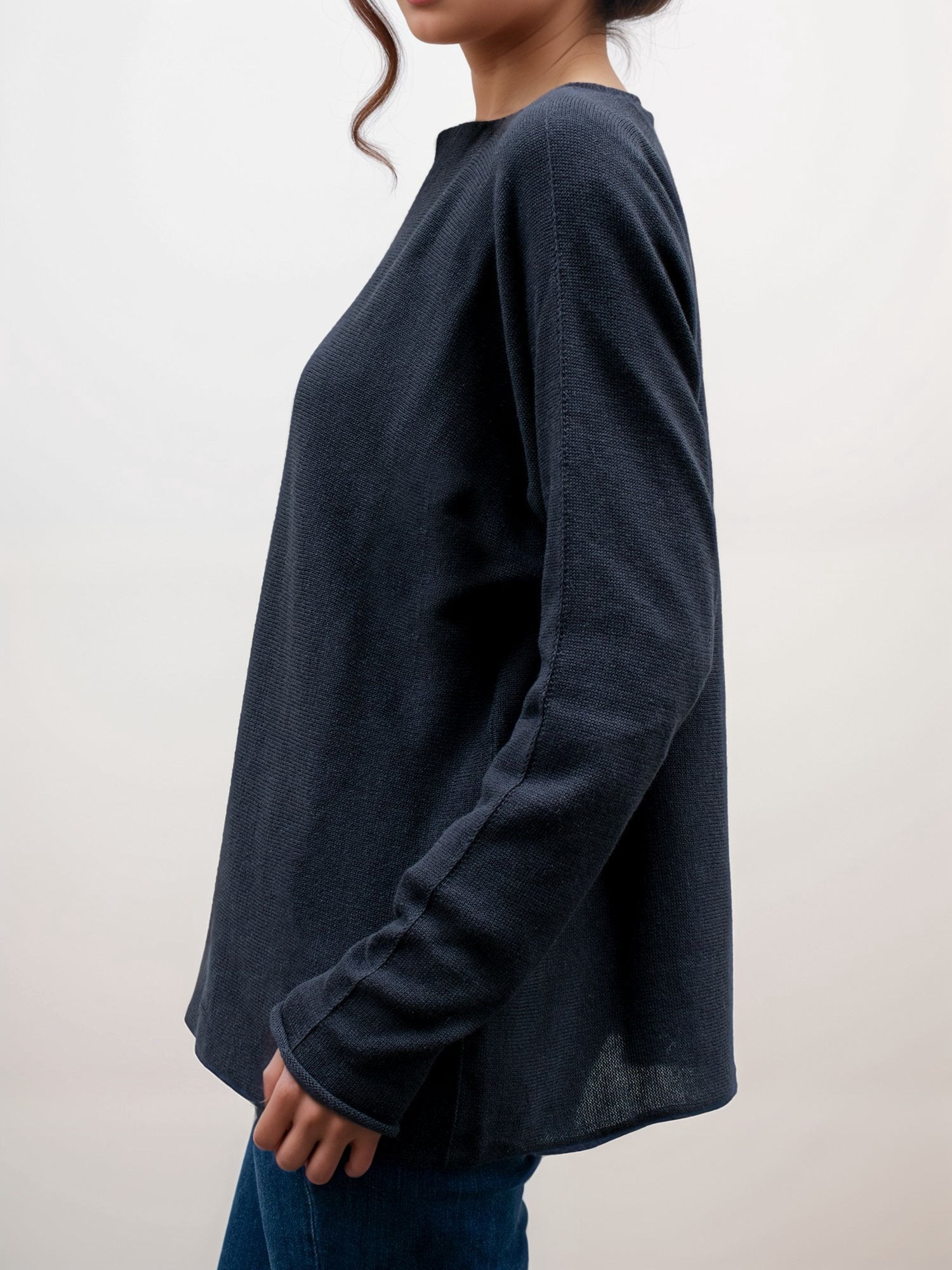 Vegan Women's Recycled Light Knit Boatneck | Will's Vegan Store