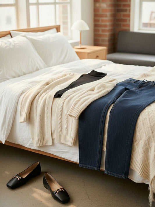 Recycled Chunky Knit Cardigan | Vegan Knitwear