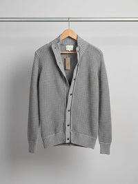 Vegan Men's Recycled Waffle Cardigan | Will's Vegan Store