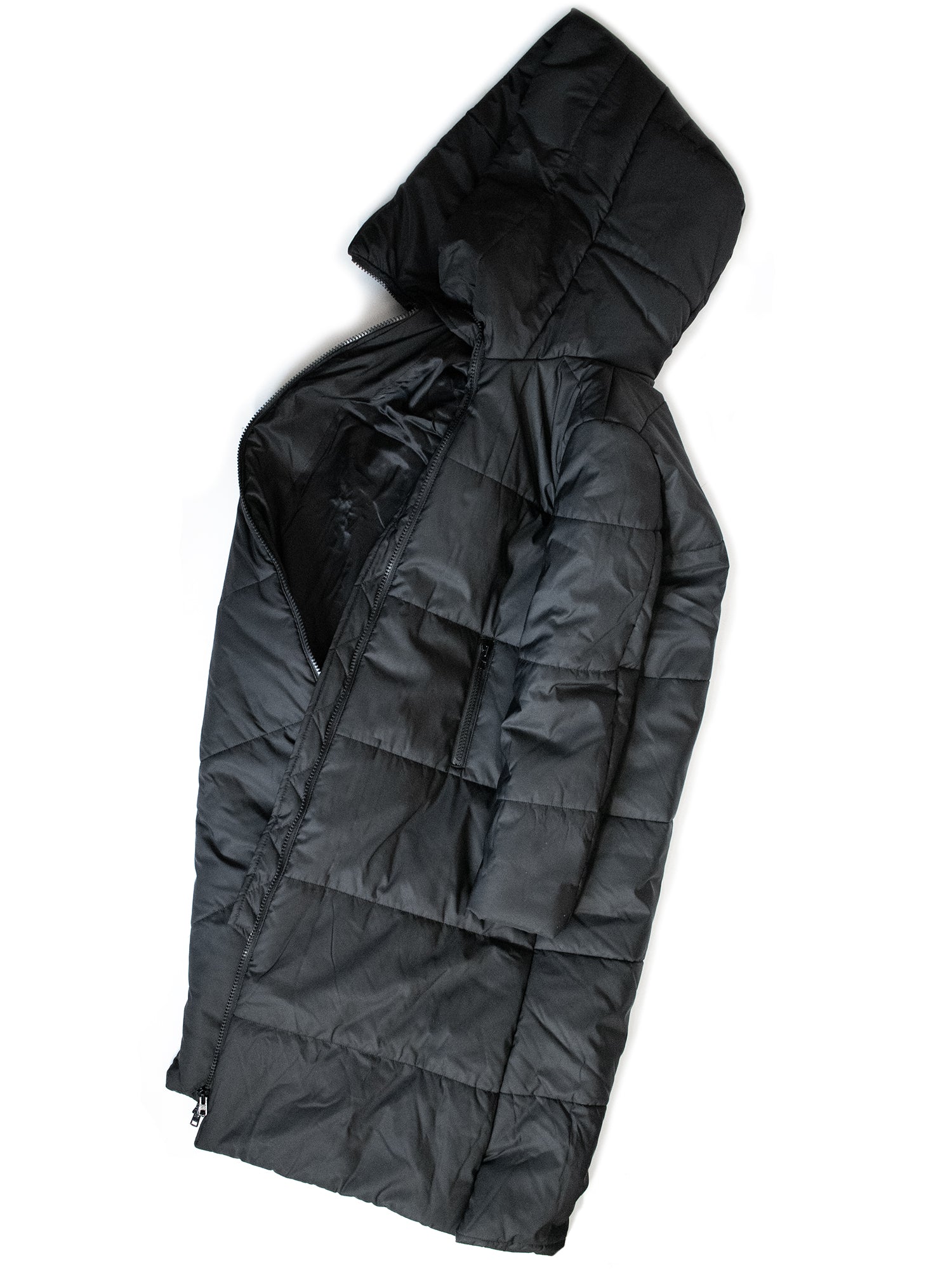 Women's Recycled Long Puffer | Will's Vegan Store