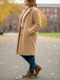 Vegan Women's Recycled Teddy Coat | Will's Vegan Store