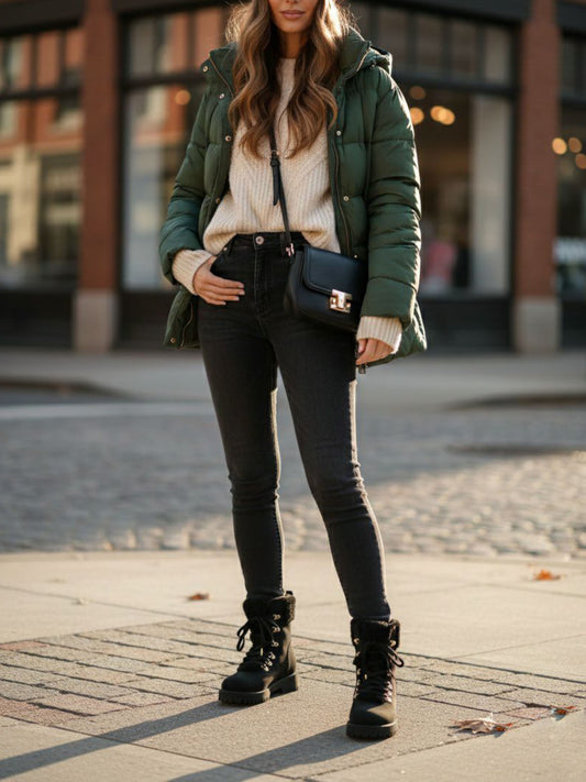 Recycled Vegan Shearling Boots | Vegan Winter Boots