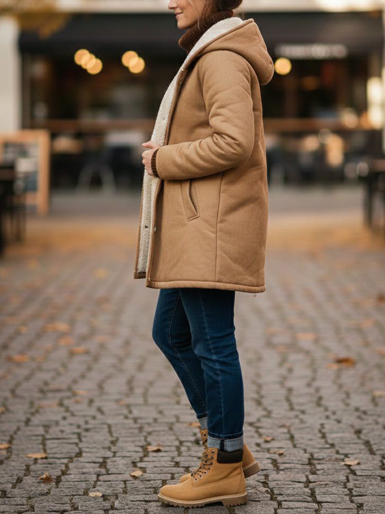 Vegan Women's Recycled Vegan Shearling Coat | Will's Vegan Store