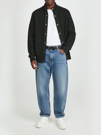 Vegan Men's Recycled Waffle Cardigan | Will's Vegan Store