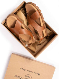 Cross Over Footbed Sandals | Will's Vegan Store