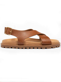 Cross Over Footbed Sandals | Will's Vegan Store