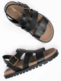 Gladiator Footbed Sandals | Will's Vegan Store