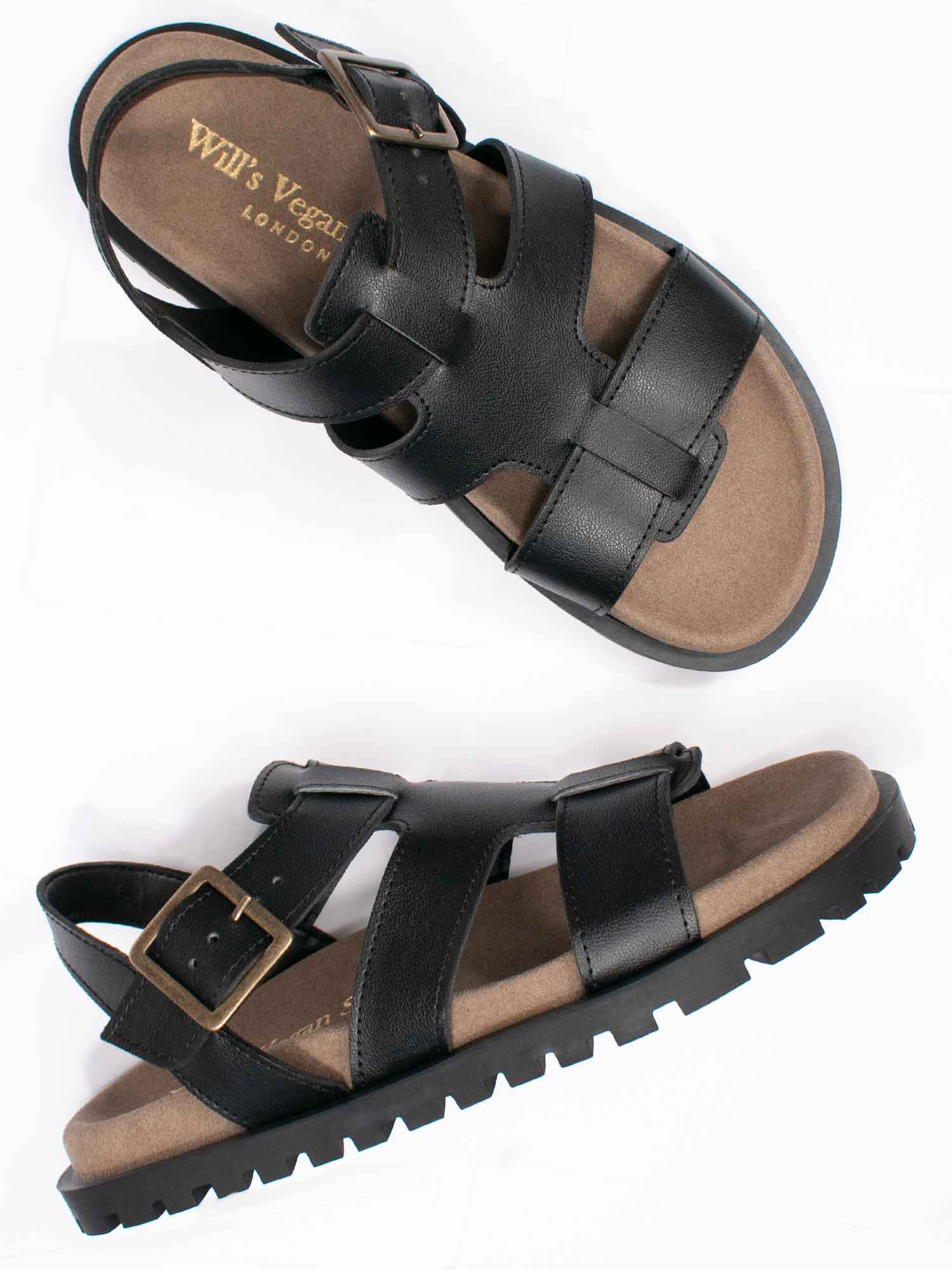 Gladiator Footbed Sandals | Will's Vegan Store