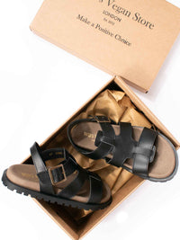 Gladiator Footbed Sandals | Will's Vegan Store