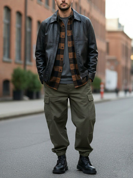 Vegan Men's Shirt Collar Jacket | Will's Vegan Store