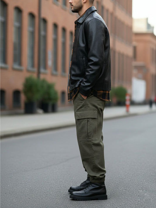 Vegan Men's Shirt Collar Jacket | Will's Vegan Store