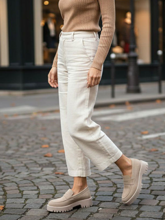 Track Sole Penny Loafers | Vegan Loafers