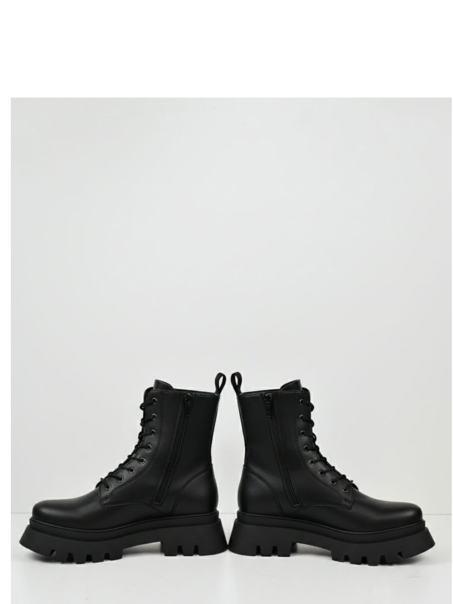 Track Sole 8 Eye Lace-Up Boots | Will's Vegan Store